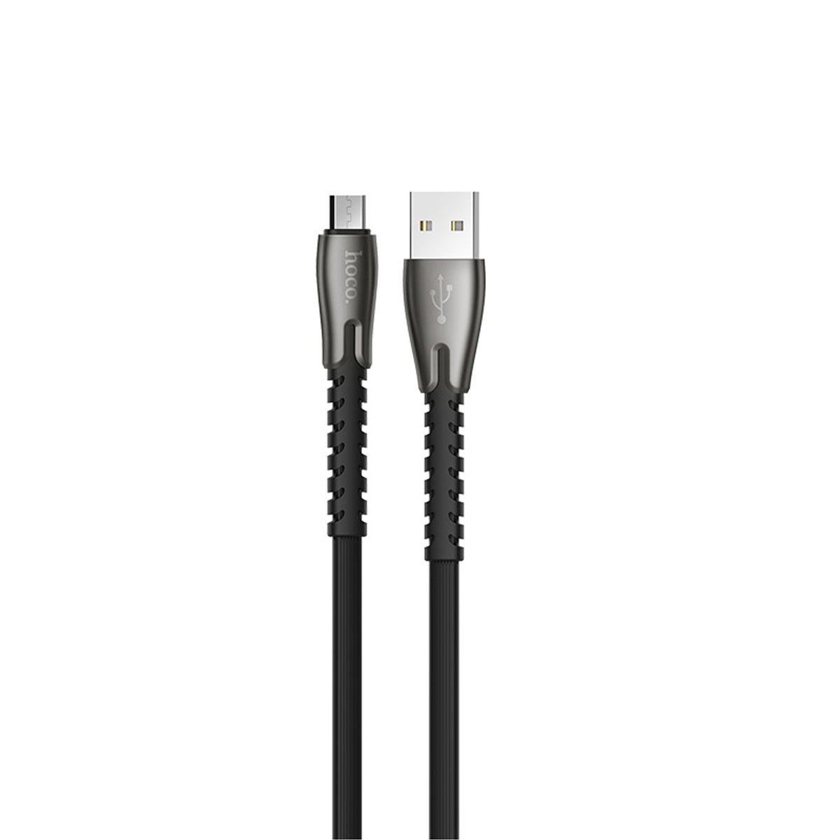 Кабель HOCO U58 Core Micro USB, 2.4A, длина 1.2 метра, цвет черный