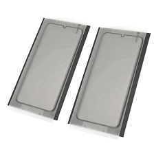 Акриловая пленка G-Rhino для XIAOMI MI Note 10 Pro, комплект из двух штук, цвет окантовки черный