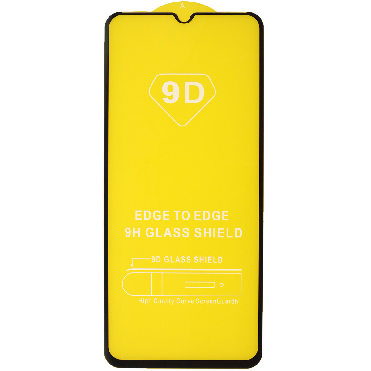 Защитное стекло 9D для INFINIX HOT 10 Lite, цвет окантовки черный