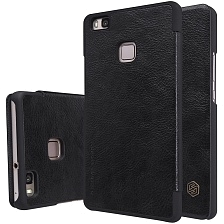 QIN чехол-книга Nillkin HUAWEI для P9 Lite/G9 /кожа/отдел под пластик.карту/черный.