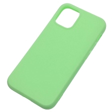 Чехол накладка для APPLE iPhone 12 mini (5.4"), силикон, цвет светло зеленый