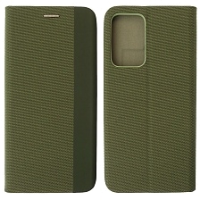 Чехол книжка MESH для XIAOMI Redmi Note 11 Pro Plus 5G, текстиль, силикон, бархат, визитница, цвет зеленый
