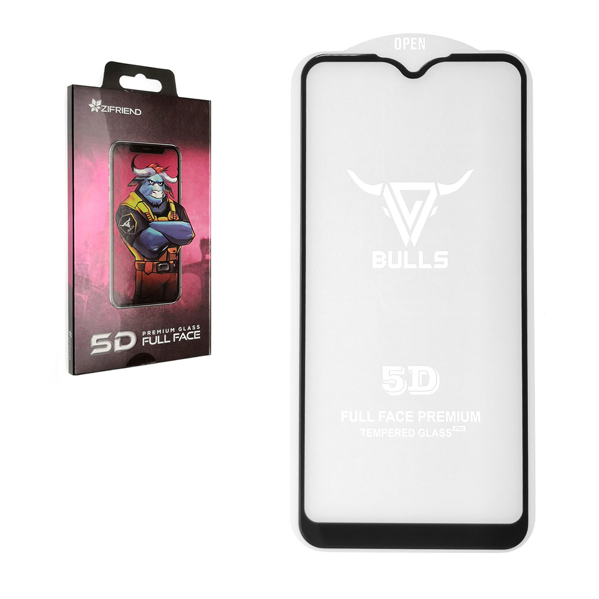 Защитное стекло 5D ZIFRIEND BULLS для SAMSUNG Galaxy A01 (SM-A015), A40 (SM-A405), цвет окантовки черный. Защитное стекло 5D ZIFRIEND BULLS для SAMSUNG Galaxy A01 (SM-A015), A40 (SM-A405), цвет окантовки черный.