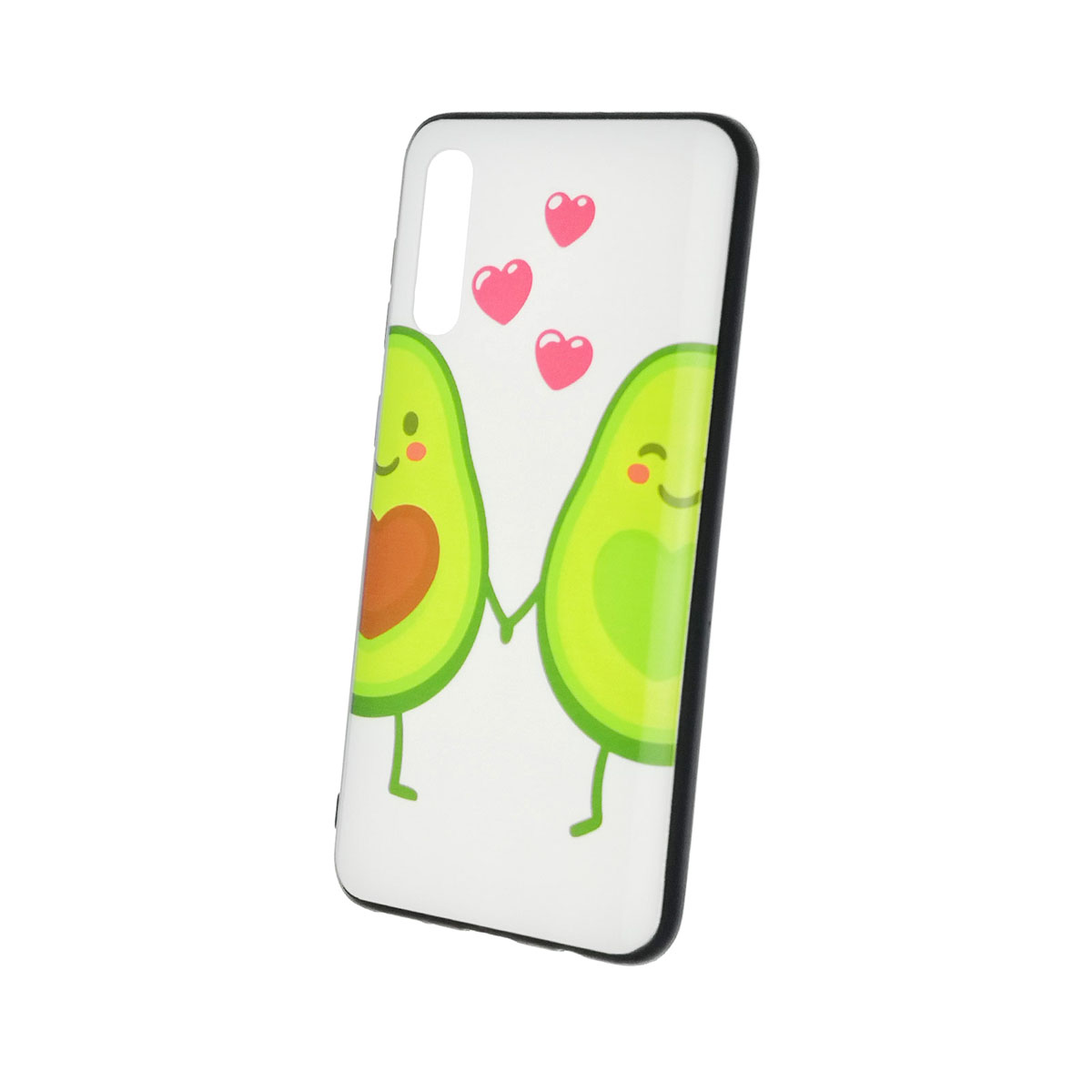 Чехол накладка для SAMSUNG Galaxy A50 (SM-A505), A30s (SM-A307), A50s (SM-A507), силикон, рисунок Авокадо Любовь.