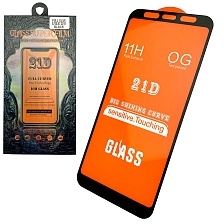 Защитное стекло 21D FULL GLUE для SAMSUNG Galaxy A7 2018 (SM-A750), цвет окантовки черный Защитное стекло 21D FULL GLUE для SAMSUNG Galaxy A7 2018 (SM-A750), цвет окантовки черный