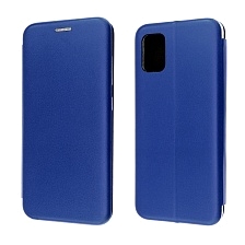 Чехол книжка STYLISH для SAMSUNG Galaxy A51 (SM-A515), экокожа, визитница, цвет синий