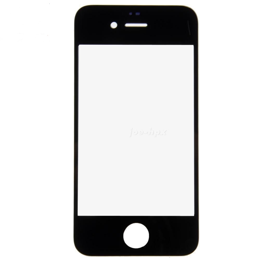 Переднее Стекло iPhone 4/4s (black).
