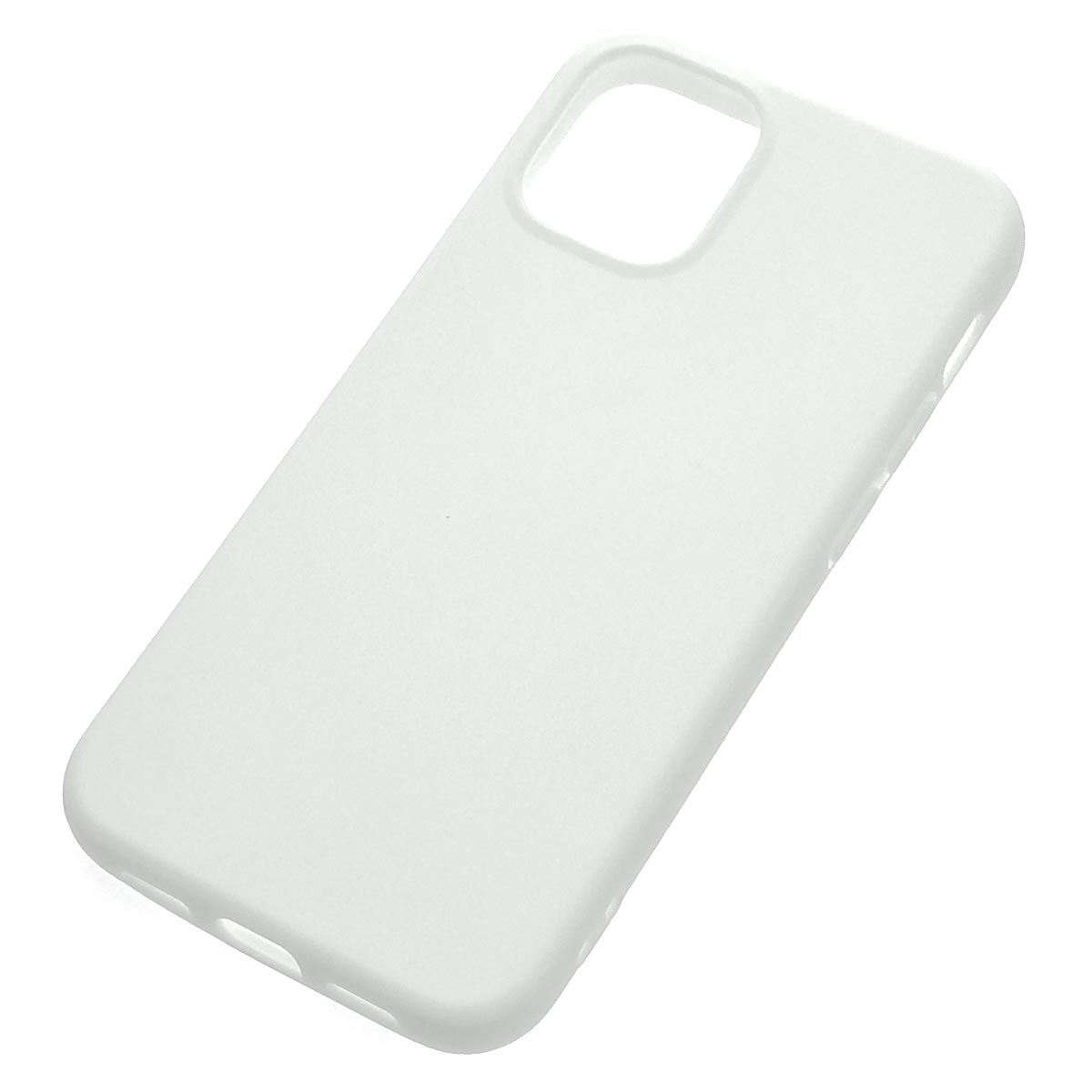 Чехол накладка для APPLE iPhone 12 mini (5.4"), силикон, цвет белый