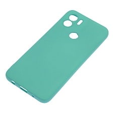Чехол накладка NANO для Redmi A1 Plus, Redmi A2 Plus, POCO C51, силикон, бархат, цвет бирюзовый