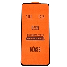 Защитное стекло 21D для OPPO A54 5G, цвет окантовки черный