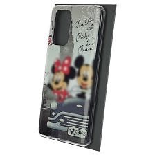 Чехол накладка для XIAOMI Redmi Note 10 Pro, силикон, рисунок Mickey and Minnie