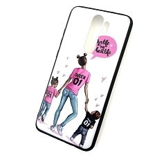 Чехол накладка для XIAOMI Redmi Note 8 Pro, силикон, рисунок Mom life is the best life.