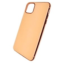 Чехол накладка для APPLE iPhone 11 Pro MAX 2019, силикон, глянец, цвет розовый.
