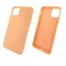 Чехол накладка для APPLE iPhone 11 Pro 2019, силикон, цвет персиковый.