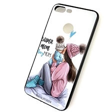 Чехол накладка R3 для HUAWEI Honor 9 Lite 2018, Honor 9 Lite Premium, силикон, рисунок super MOM boy.