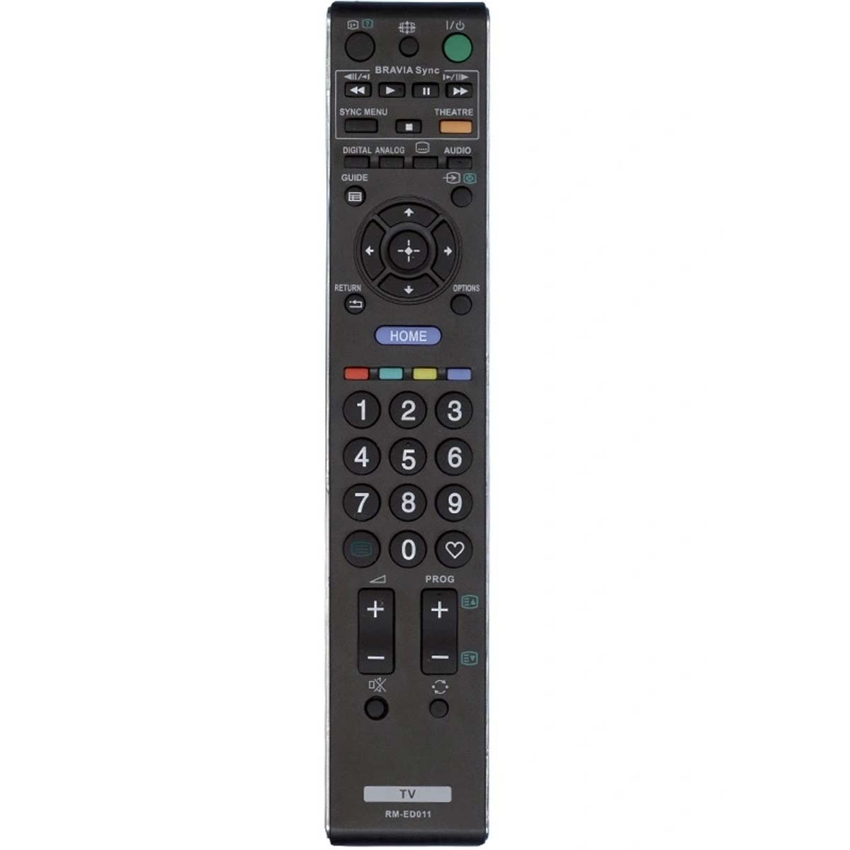 Пульт ДУ RM-ED011 HSN173 для телевизоров SONY, цвет черно серебристый