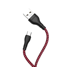 Кабель BOROFONE BX39 Beneficial Micro USB, 2.4A, длина 1 метр, цвет черно красный Кабель BOROFONE BX39 Beneficial Micro USB, 2.4A, длина 1 метр, цвет черно красный