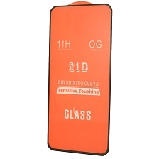 Защитное стекло 21D для SAMSUNG Galaxy A52 (SM-A525F), цвет окантовки черный