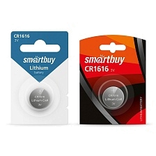 Батарейка SMARTBUY CR1616 BL1 Lithium 3V