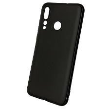 Чехол накладка для HUAWEI Nova 4 2019 (VCE-LX1), силикон, матовый, цвет черный