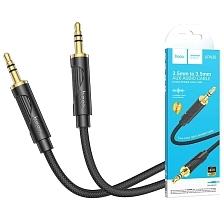 Кабель AUX HOCO UPA30 Jack 3.5 - Jack 3.5, длина кабеля 1 метр, цвет черный