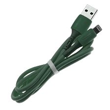 Кабель MRM MR39i i6 Lightning 8 pin, 2.4А, длина 1 метр, силикон, цвет зеленый