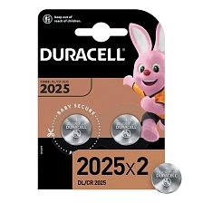 Батарейка DURACELL CR2025 BL2 Lithium 3V