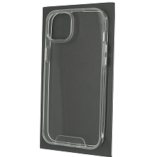 Чехол накладка SPACE для APPLE iPhone 14 Plus, силикон, цвет прозрачный