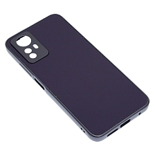 Чехол накладка для XIAOMI Redmi Note 12S, защита камеры, силикон, пластик, цвет темно фиолетовый