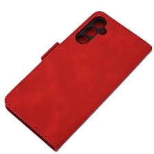 Чехол книжка NICE для SAMSUNG Galaxy A25 5G, защита камеры, экокожа, визитница, цвет красный