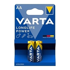 Батарейка VARTA LONGLIFE POWER LR03 AA BL2 Alkaline 1.5V Батарейка VARTA LONGLIFE POWER LR03 AA BL2 Alkaline 1.5V