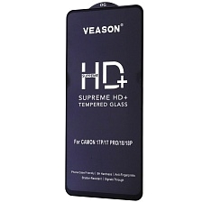 Защитное стекло VEASON HD+ для TECNO Camon 19, 19 Pro, 19 Neo, 17P, 17 Pro, 18, 18P, цвет окантовки черный