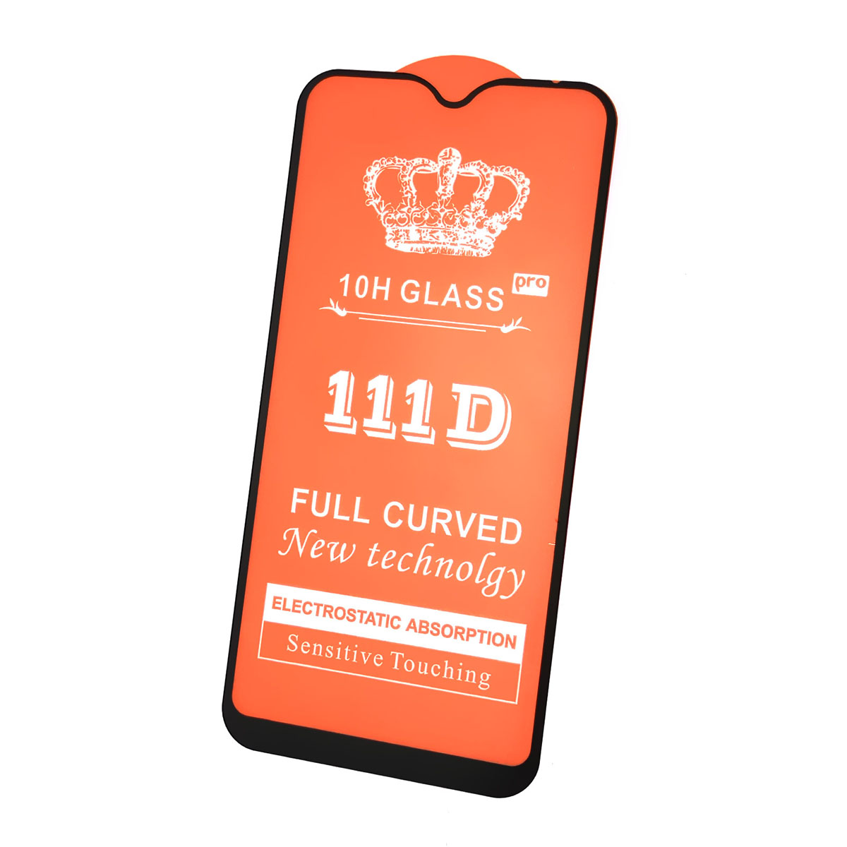 Защитное стекло 111D 10H для SAMSUNG Galaxy A01 (SM-A015), A40 (SM-A405), цвет окантовки черный.