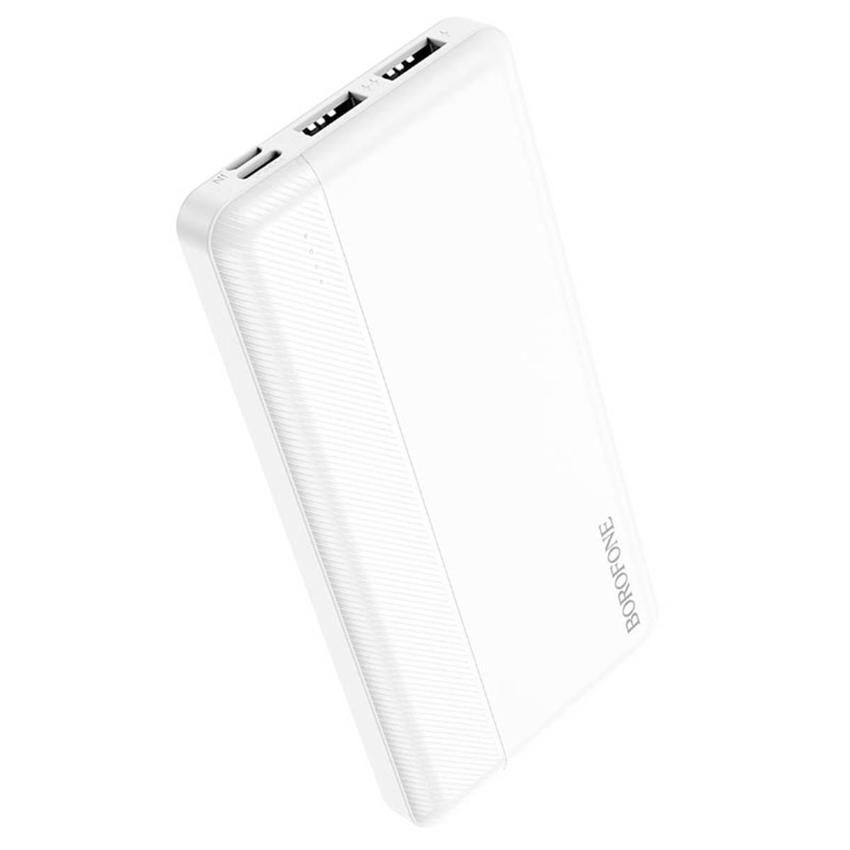 Внешний портативный аккумулятор, Power Bank BOROFONE BJ24, 10000 mAh, цвет белый Внешний портативный аккумулятор, Power Bank BOROFONE BJ24, 10000 mAh, цвет белый