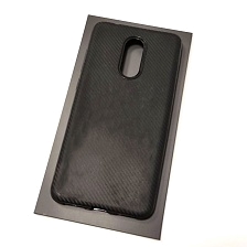 Чехол накладка для XIAOMI Redmi 5, силикон, карбон, цвет черный