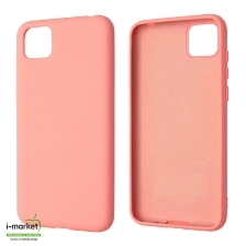 Чехол накладка Silicon Cover для HUAWEI Honor 9S (DUA-LX9), Y5P 2020, силикон, бархатный, цвет розовый