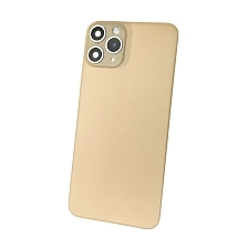 Защитная пленка на заднюю камеру для APPLE iPhone X, iPhone XS обманка на Apple iPhone 11 Pro, цвет золотистый.