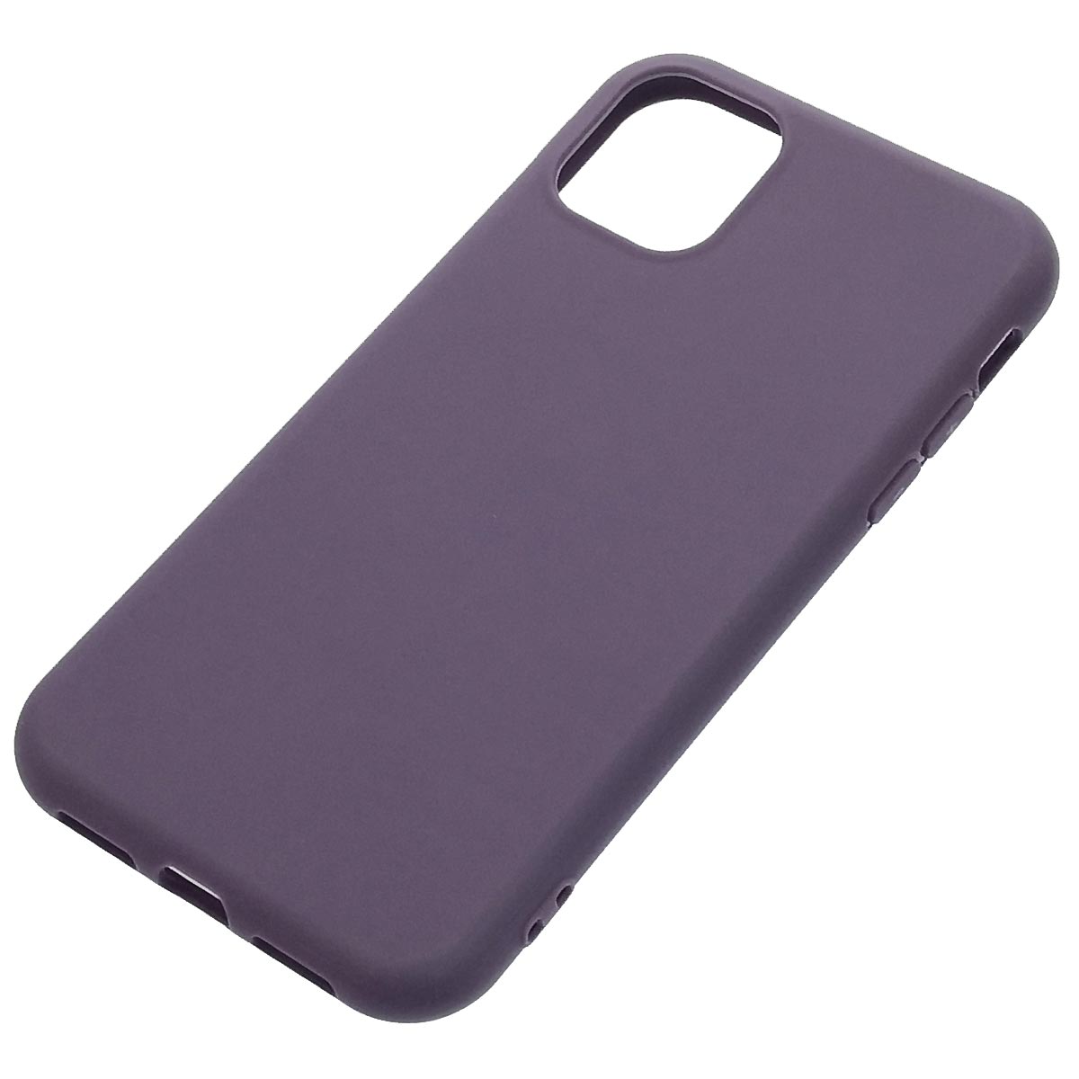Чехол накладка для APPLE iPhone 11, силикон, матовый, цвет баклажановый
