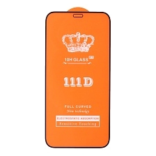 Защитное стекло 111D для APPLE iPhone 12 mini, цвет окантовки черный