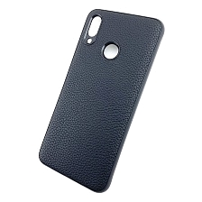 Чехол накладка GPS для HUAWEI P Smart, Honor 10 Lite 2019, силикон, под кожу, цвет черный.