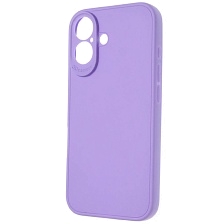 Чехол накладка для APPLE iPhone 16, защита камеры, силикон, цвет сиреневый