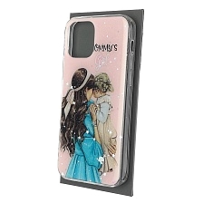 Чехол накладка Vinil для APPLE iPhone 12 (6.1"), iPhone 12 Pro (6.1"), силикон, блестки, глянцевый, рисунок Mommy's Girl