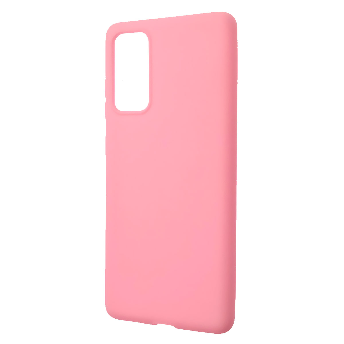 Чехол накладка для SAMSUNG Galaxy S20FE (SM-G780), силикон, матовый, цвет розовый