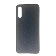 Чехол накладка для SAMSUNG Galaxy A50 (SM-A505), A30s (SM-A307), A50s (SM-A507), силикон, плетение, цвет черный