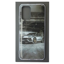 Чехол накладка для XIAOMI Redmi Note 10, Note 10S, POCO M5s, силикон, глянцевый, рисунок Lamborghini Urus