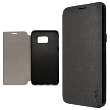 Чехол книжка X-Level для SAMSUNG Galaxy S6 Edge Plus, цвет черный.