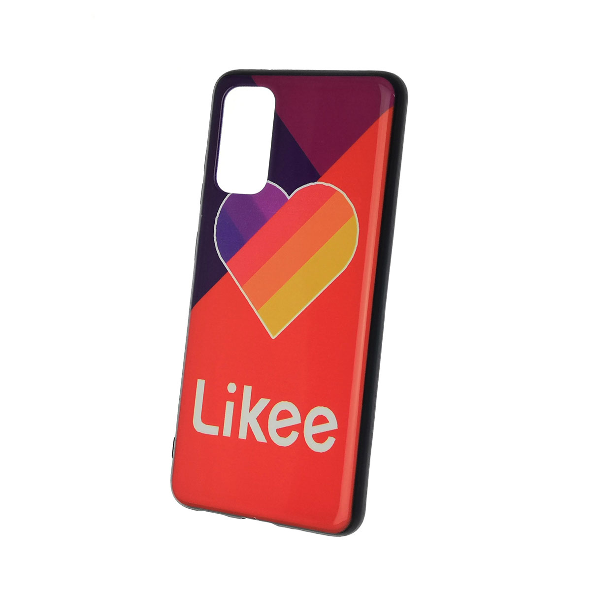 Чехол накладка для SAMSUNG Galaxy S20 (SM-G980), силикон, рисунок Likee Red. Чехол накладка для SAMSUNG Galaxy S20 (SM-G980), силикон, рисунок Likee Red.