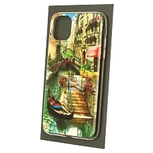 Чехол накладка для APPLE iPhone 11, силикон, рисунок Венеция