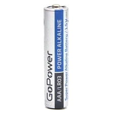 Батарейка GoPower LR03 AAA Shrink 2, Alkaline 1.5V