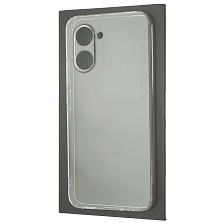 Чехол накладка для Realme C33, защита камеры, силикон, цвет прозрачный